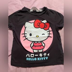 H&M Black and Red Hello Kitty Kids T-Shirt